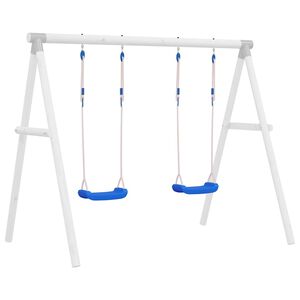 vidaXL Keinuistuimet k&ouml;ysill&auml; 2 kpl sininen 37x15 cm polyeteeni