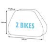 Eurotrail Polkupyörän suoja 2 pyörälle
