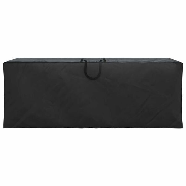 vidaXL Ulkoilmas&auml;ilytyspussi Musta 200 x 60 x 75 cm 600D Oxford-kangas