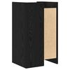 vidaXL Sivupöytä Musta tammi. 45 x 35 x 75 cm