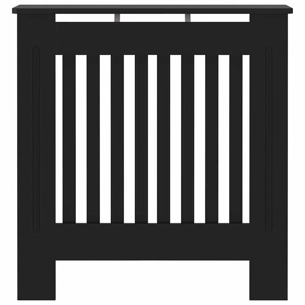 vidaXL Patterinsuoja Musta 78 x 19 x 81,5 cm Tekninen puu