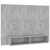 vidaXL TV-taso sein&auml;lle betoninharmaa 120x23,5x90 cm tekninen puu