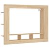 vidaXL TV-taso Sonoma-tammi 152x22x113 cm tekninen puu
