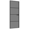 vidaXL Sis&auml;ovi 76 x 201,5 cm Karkaistu lasi ja alumiini
