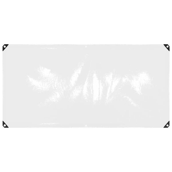 vidaXL kirkas suojapeite silmukoilla 1x2 m PVC