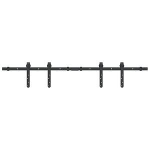 vidaXL Liukukaapin ovisarja 122 cm hiiliter&auml;s