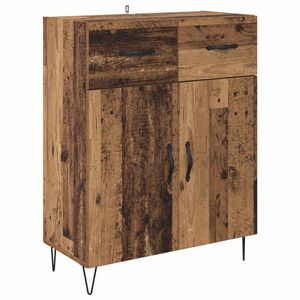 vidaXL Sivup&ouml;yt&auml; Vanha Puu 69,5 x 34 x 90 cm Tekninen puu