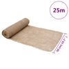 vidaXL Juuttirulla 0,5x25 m 100 % juuttia 200 gsm