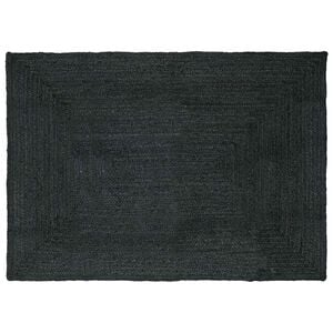 vidaXL Alue matot Suorakaide Tummanharmaa 240 x 340 cm Juutti