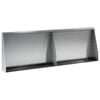 vidaXL Pato 2 kpl 60 x 12 x 30 cm Galvanoitu ter&auml;s Hopea