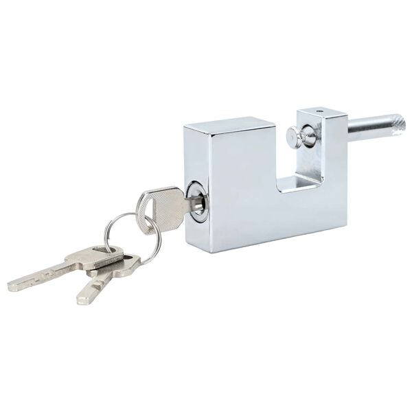 vidaXL Riippulukko 6 pcs Hopea 6 x 2 x 4,5 cm Rauta