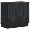 vidaXL Kylpyhuoneen allaskaappi HOORN Musta 59,5 x 31,5 x 56 cm