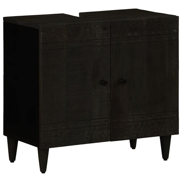 vidaXL 2-osainen Kylpyhuoneen kalustesarja t&auml;ysi mangopuu