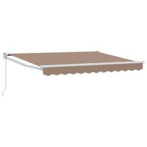 vidaXL Vedett&auml;v&auml; markiisi Taupe 3,5 x 2 m