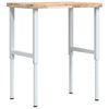 vidaXL Ty&ouml;penkki 80x60x(73-99,5) cm t&auml;ysi akasiapuu suorakaide