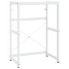 vidaXL Kylpyhuoneen pesualtaan kehys valkoinen 59x38x83 cm rauta
