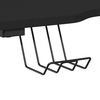vidaXL Pelipöytä ZZ-muotoisilla jaloilla musta 110x60x75 cm