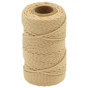 vidaXL Monik&auml;ytt&ouml;inen k&ouml;ysi 2 mm 25 m Luonnollinen PP