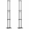 vidaXL Messun&auml;yt&ouml;t 2 kpl Musta 30 x 23,5 x 210 cm Ter&auml;s