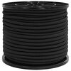 vidaXL Bungee Kuminauhat 8 mm Musta PP ja kumi
