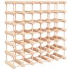 vidaXL Viinipulloteline 42 pullolle 68,5x23x68,5 cm t&auml;ysi m&auml;nty