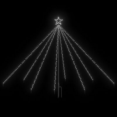 vidaXL Joulukuusen valot sisä-/ulkokäyttöön 400 LED-valoa 2,5 m