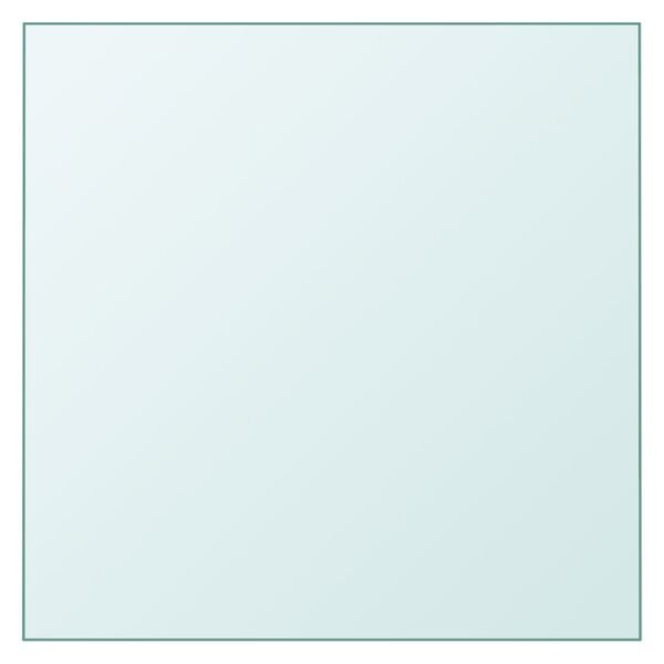 vidaXL Pöytälevy läpinäkyvä 60x60 cm karkaistu lasi