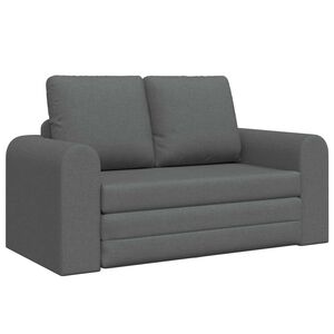 vidaXL K&auml;&auml;nnett&auml;v&auml; Sohva Vuode Tumma harmaa 148 x 71 x 83 cm kangas
