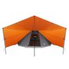 vidaXL Perhe Tipi Teltta katolla Harmaa ja oranssi 510 x 690 x 330 cm