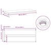 vidaXL Sein&auml;hyllyt 2 kpl 100x40 cm musta ruostumaton ter&auml;s