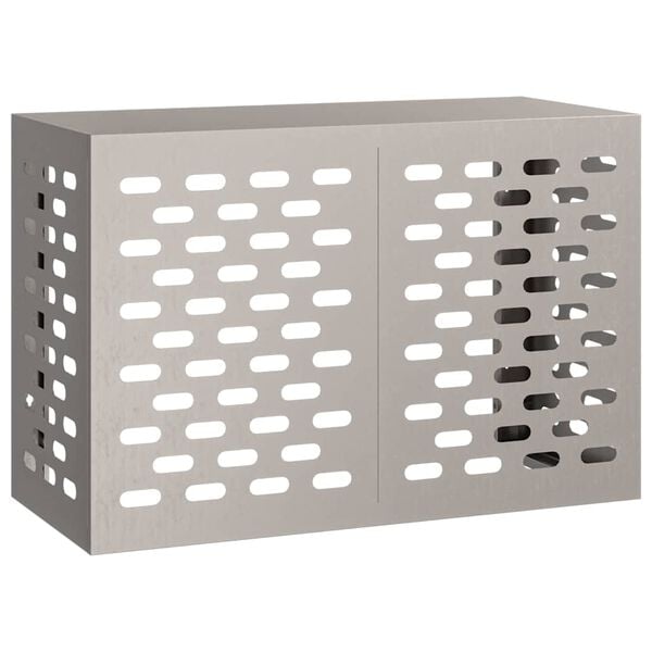 vidaXL Ilmastointilaitteen suoja Ruosteinen 90 x 40 x 60 cm