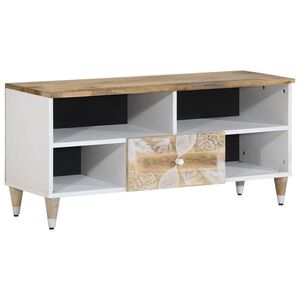 vidaXL TV Kaappi 100x33,5x46 cm Massiivipuu Mango