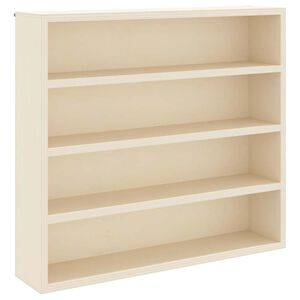 vidaXL Sein&auml;display-kaappi Sein&auml;kiinnitett&auml;v&auml; Beige 40 x 8,5 x 37 cm