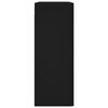 vidaXL Sein&auml;kiinnitett&auml;v&auml; kaappi musta 69,5x34x90 cm