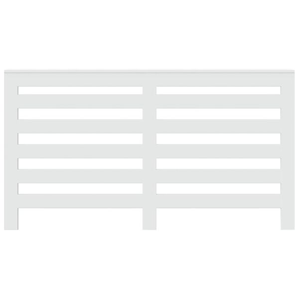 vidaXL L&auml;mp&ouml;patterin suoja valkoinen 149x20x82 cm tekninen puu