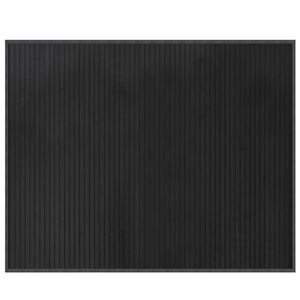 vidaXL Matto suorakaide harmaa 80x100 cm bambu