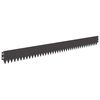 vidaXL Nurmireunus 20 pcs 103 x 10 cm Ter&auml;s Musta