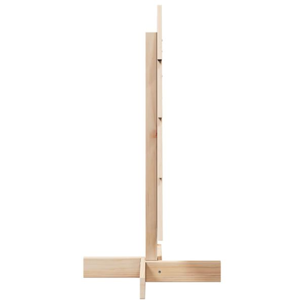 vidaXL Puinen koristejoulukuusi 80 cm täysi mänty