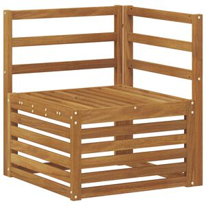 vidaXL Ulkosohvakokoelma 6 pcs Luonnollinen Tihe&auml; akasiapuu