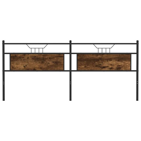 vidaXL S&auml;ngynp&auml;&auml;ty savutammi 193 cm tekninen puu ja ter&auml;s