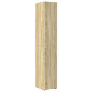 vidaXL Kaappi Sonoma-tammi 30x42,5x185 cm tekninen puu