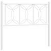 vidaXL Metallinen vaihtop&auml;&auml;ty valkoinen 100 cm