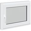 vidaXL Kellari-ikkuna RISOR 60 x 100 cm PVC ja lasi Antrasiitti