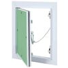 vidaXL Access Panel Vihre&auml; ja hopea 20 x 25 cm Alumiini ja kipsilevy