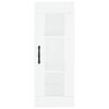 vidaXL Sein&auml;kiinnitett&auml;v&auml; kaappi valkoinen 34,5x34x90 cm