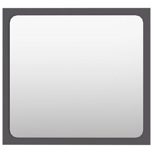 vidaXL Kylpyhuonepeili harmaa 40x1,5x37 cm lastulevy