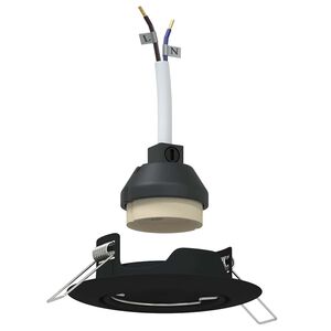 vidaXL Kohdevalo 6 pcs Musta 9 x 9 x 2.5 cm Metalli