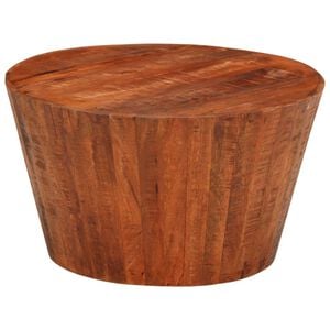 vidaXL Sohvap&ouml;yt&auml; &Oslash; 52x30 cm t&auml;ysi karkea mangopuu