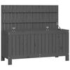 vidaXL Säilytyslaatikko harmaa 108x42,5x54 cm täysi mänty