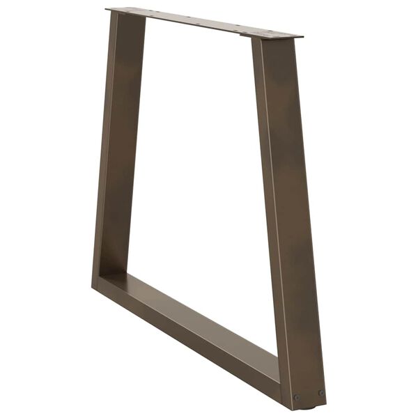 vidaXL Ruokap&ouml;yd&auml;n jalat V-muotoiset 3 kpl Luonnonv&auml;rinen ter&auml;s 100 x (72-73,3) cm Ter&auml;s